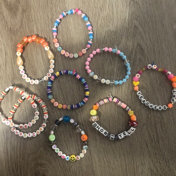 Set of 9 “K-12” Melanie Martinez Trilogy tour bracelet set - Picture 1 of 3